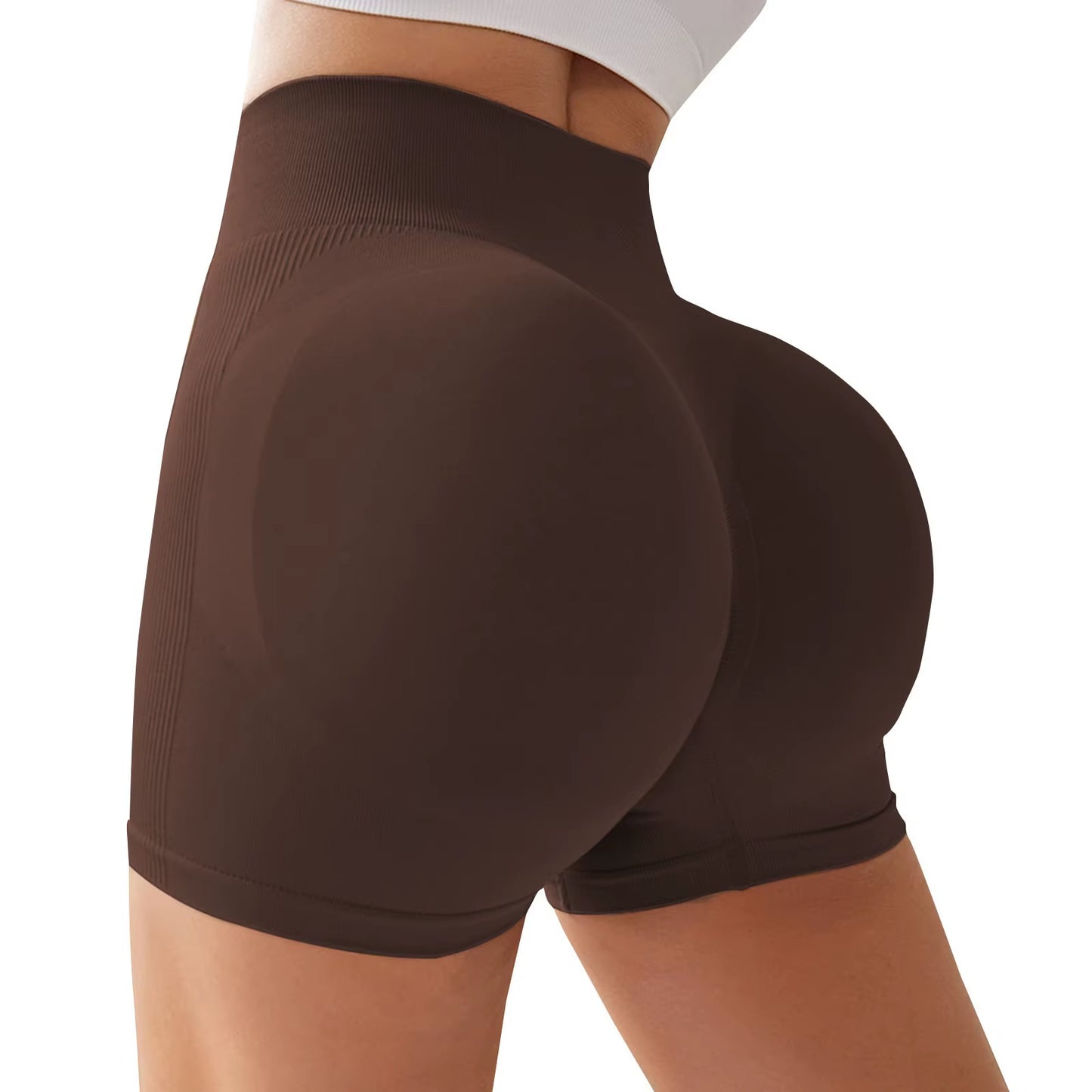 Women'S High Waist Peach Lift Hip Sports Shorts Tight Yoga Shorts Shorts for Women Women'S Shorts Summer Womens Shorts Elegant